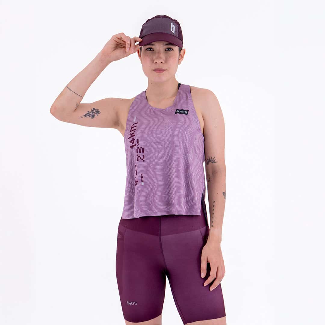 CAMISETA RUNNING MANGA SISA LEVIT SOLID PARA MUJER