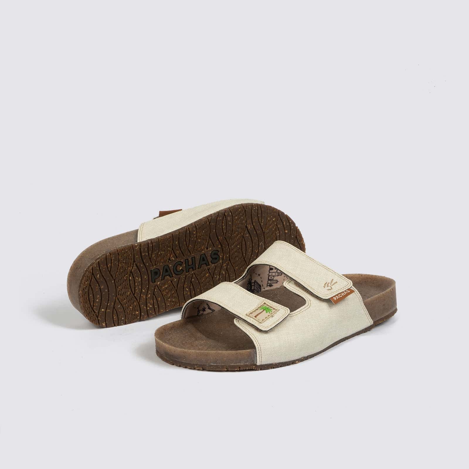 Sandalias dos correas "Bitacora" Blanca - miniatura 6