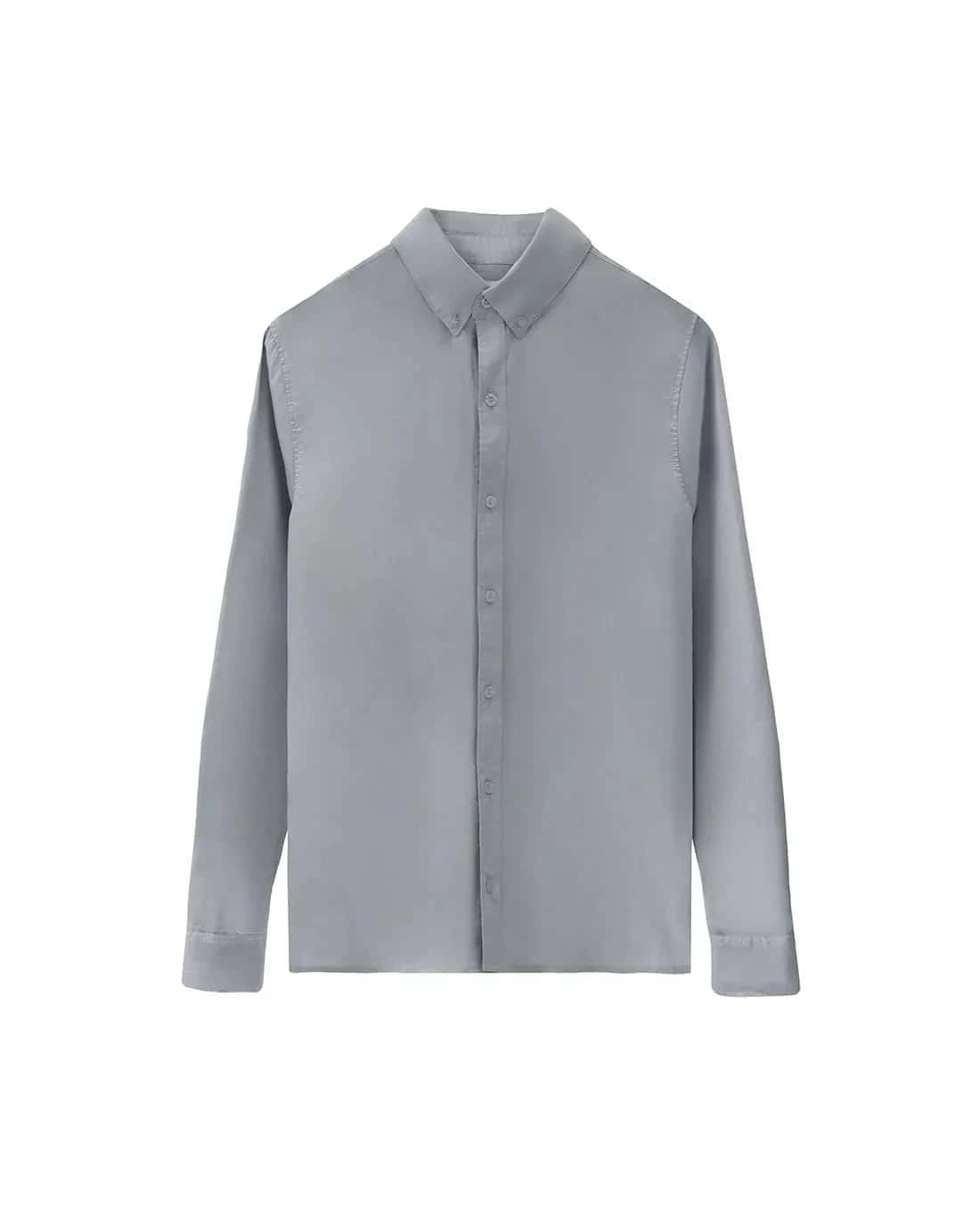 Camisa Clásica Gris Eleganza