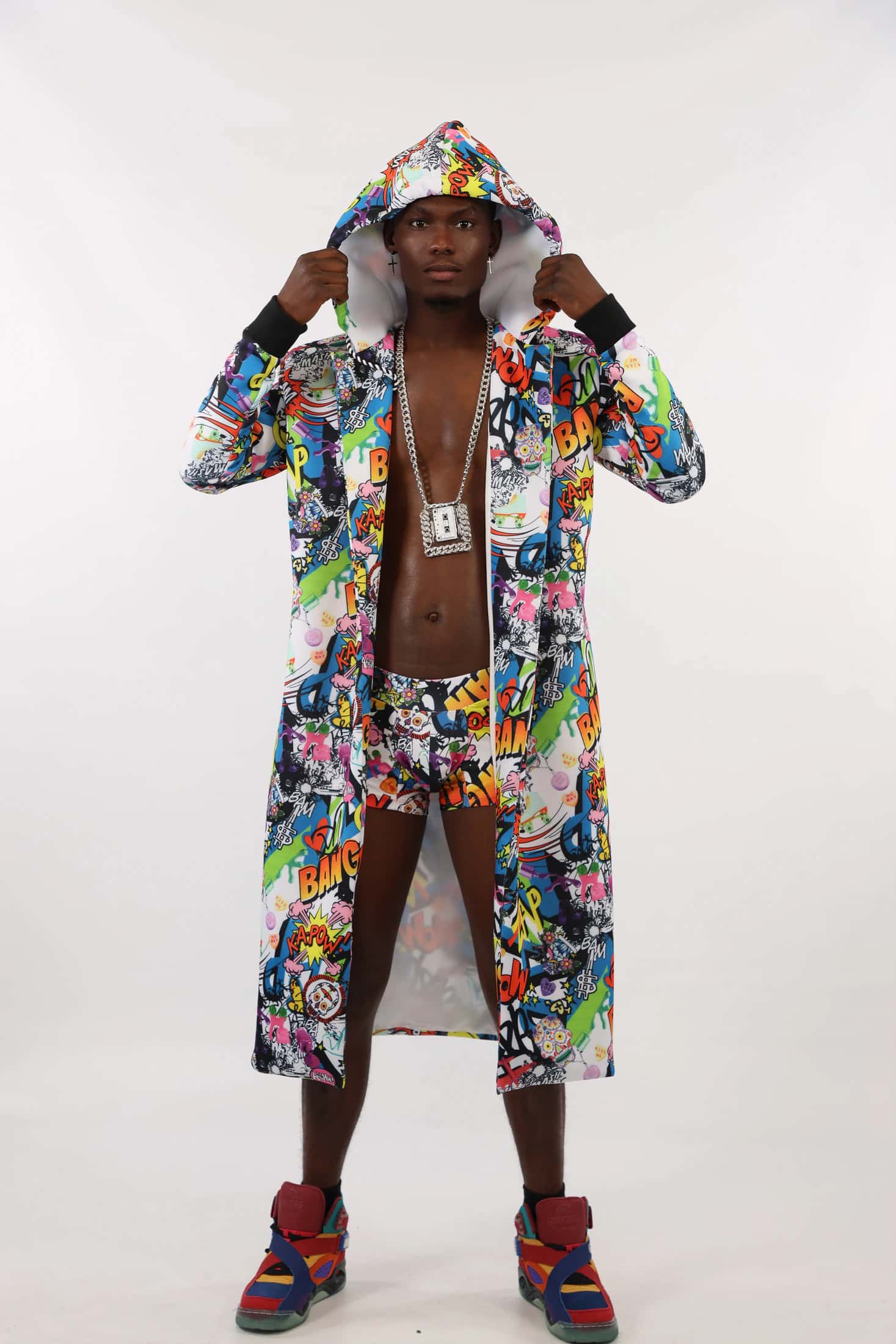 Animated Print Coat - miniatura 1