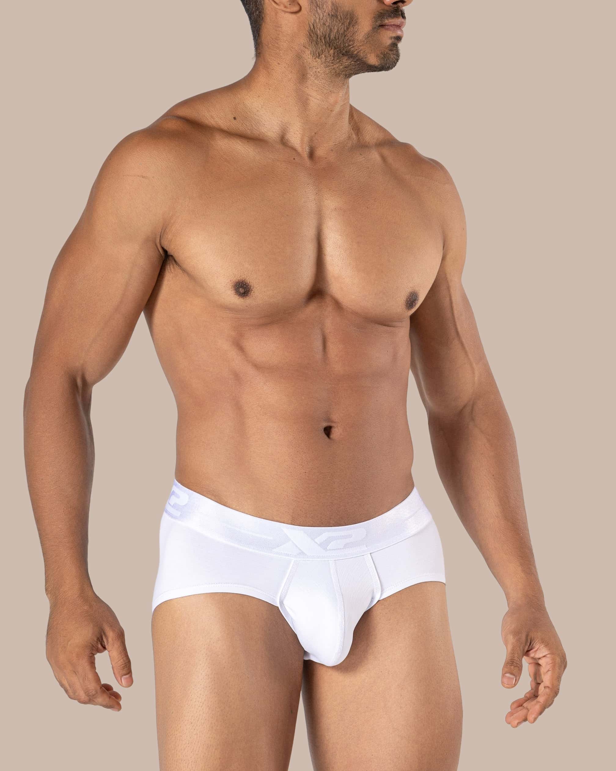 Brief Lombardi Nylon Blanco X2