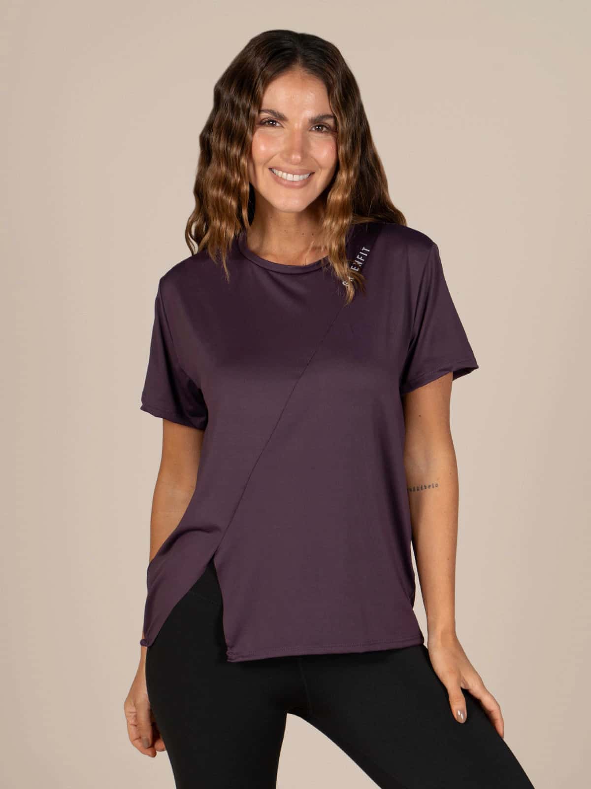 Camiseta turin ibiza uva oscuro