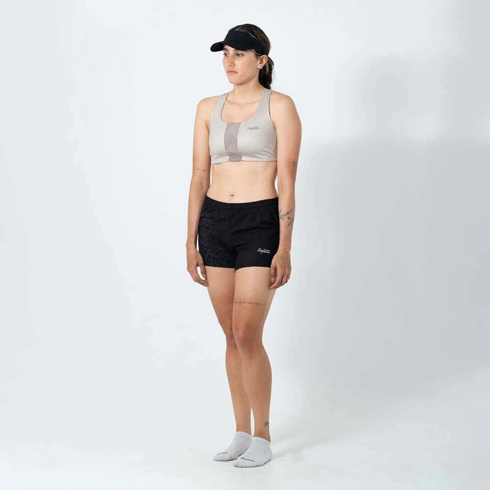 PANTALONETA RUNNING VENTURI LIGHT NERO PARA MUJER