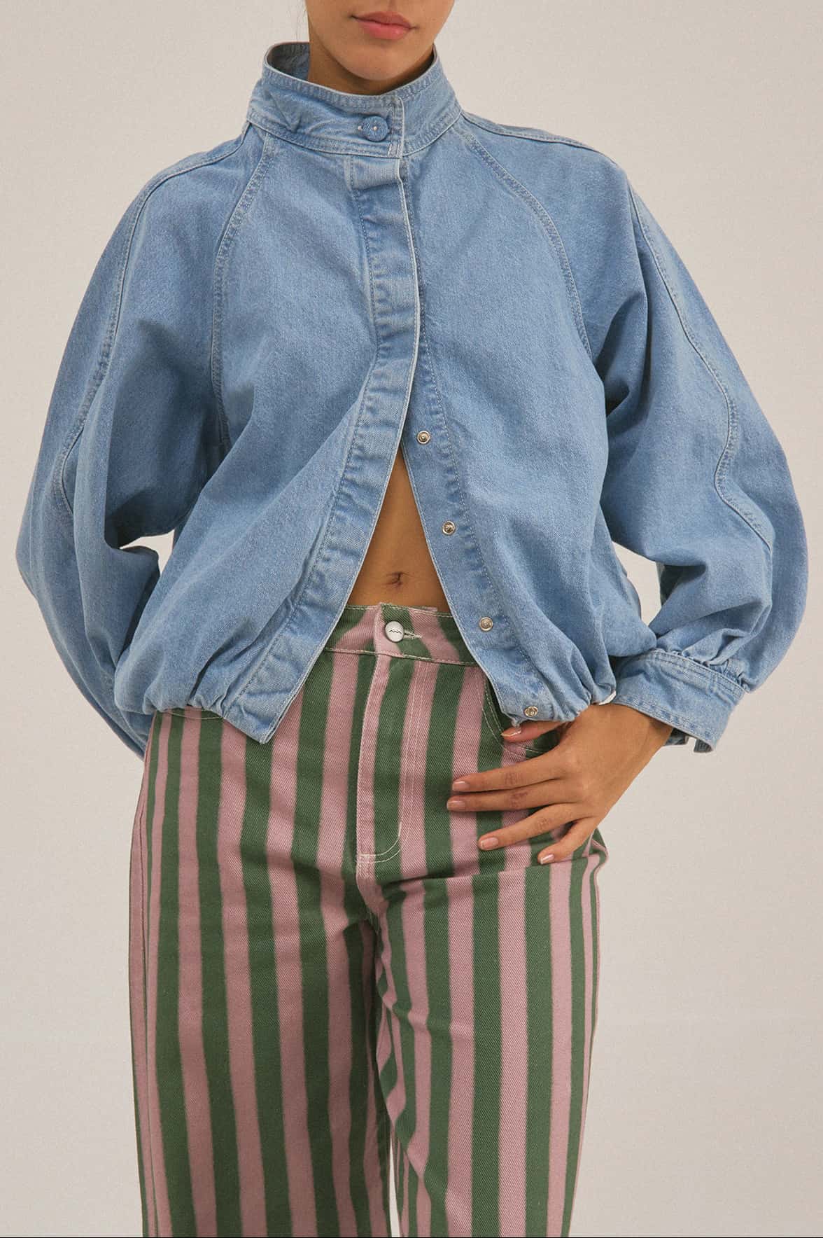 Chaqueta Bomber Denim