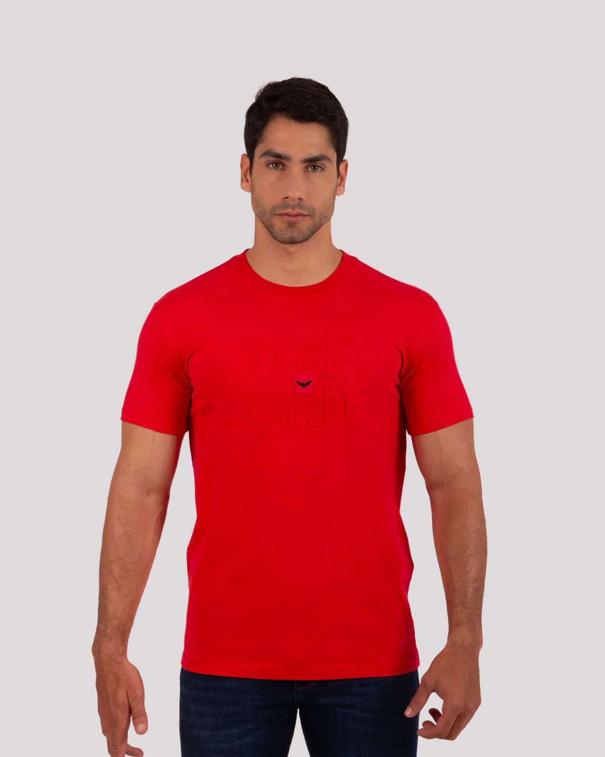 Camiseta roja para hombre