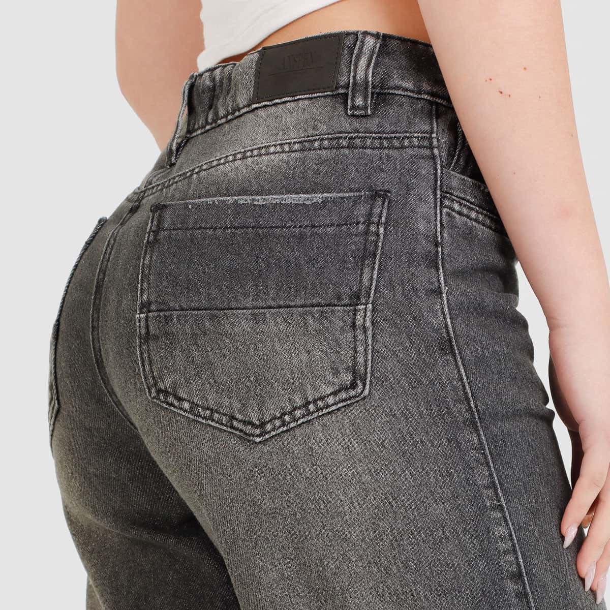 Jean Wide Leg Ax-2704 Gris - miniatura 3