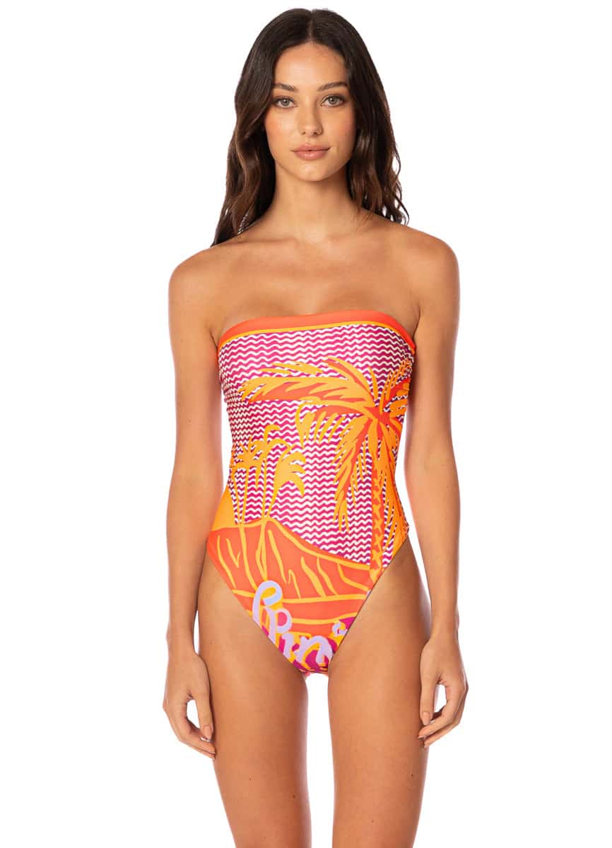 Maaji Aloha Dream Ohana Signature Cut Bandeau One Piece - miniatura 1