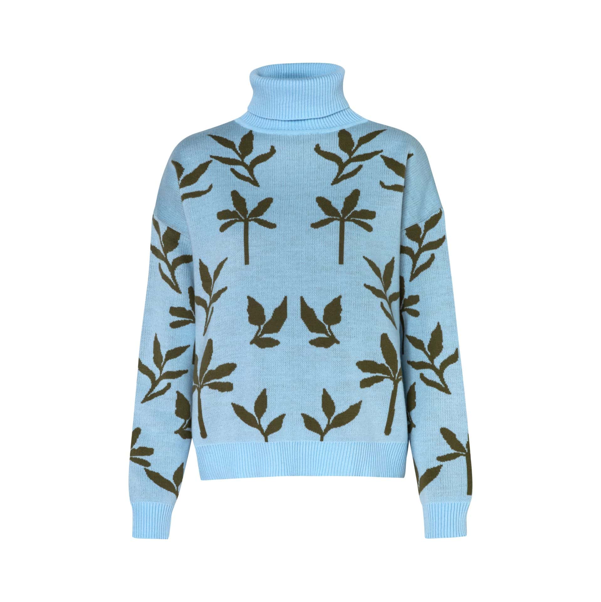 Martina – Tejido Palmeras – Soft Blue