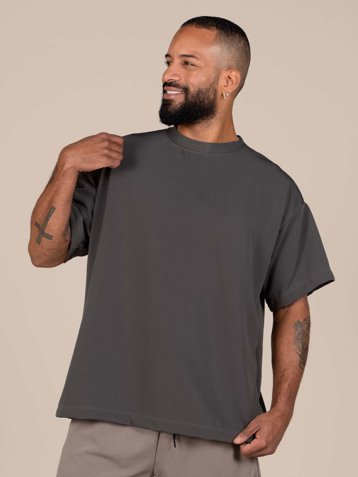 camiseta silver sao pablo gris
