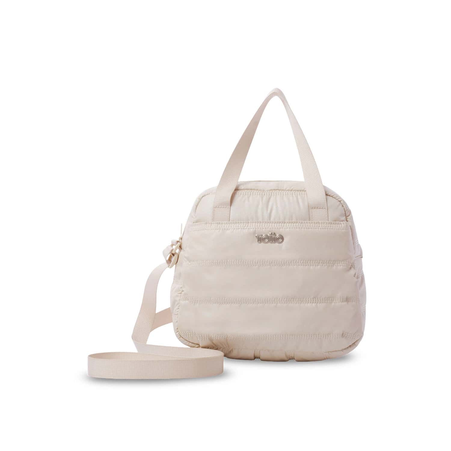 Lonchera Térmica Moxi Grande Beige/Metálico