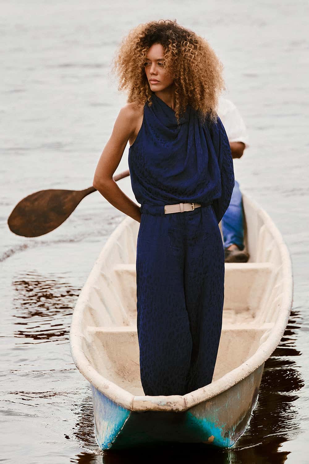 Enterizo tierra umbria azul navy