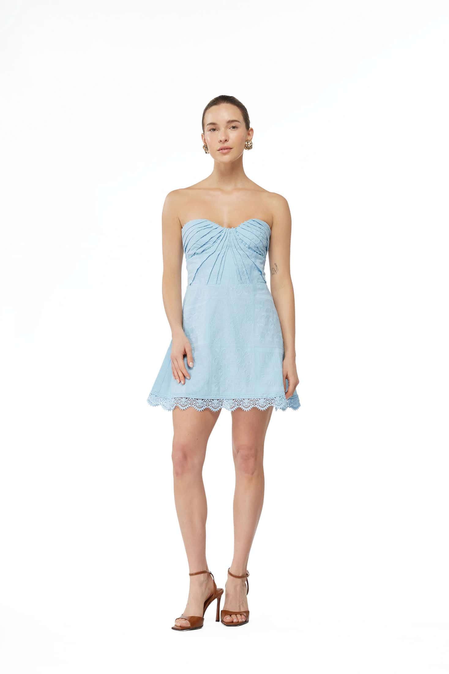LUNE MINI DRESS BLUE