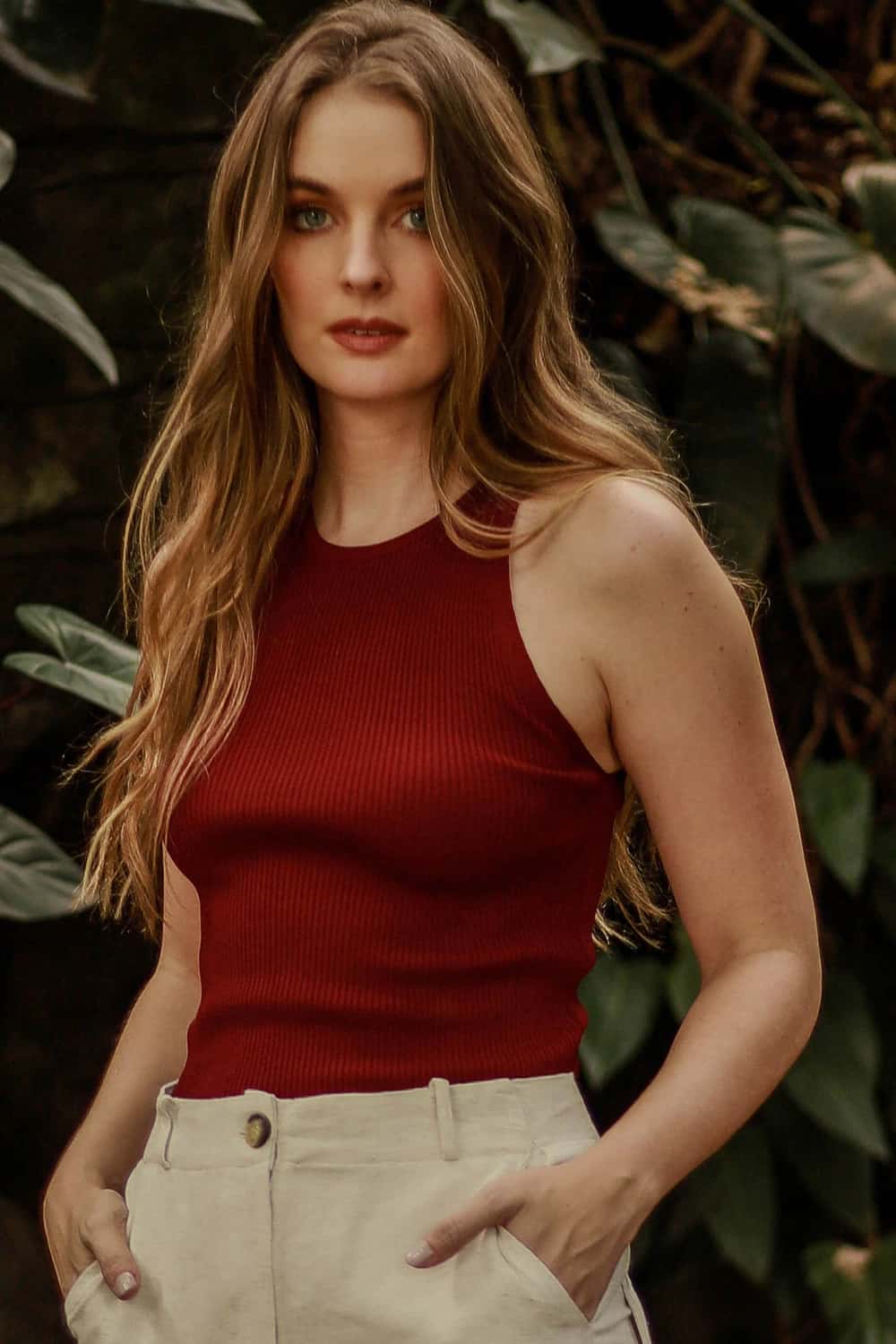 Blusa hilo kay blouse