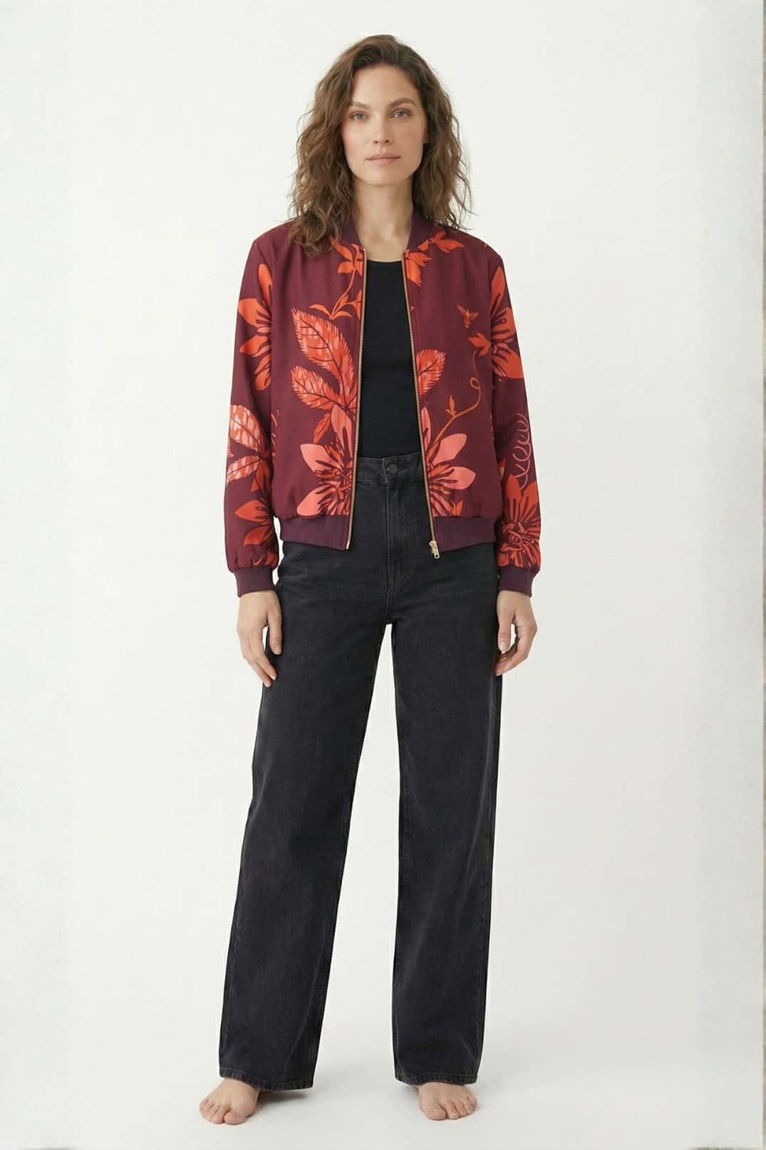 Chaqueta Origen Chulupa Burgundi - miniatura 2