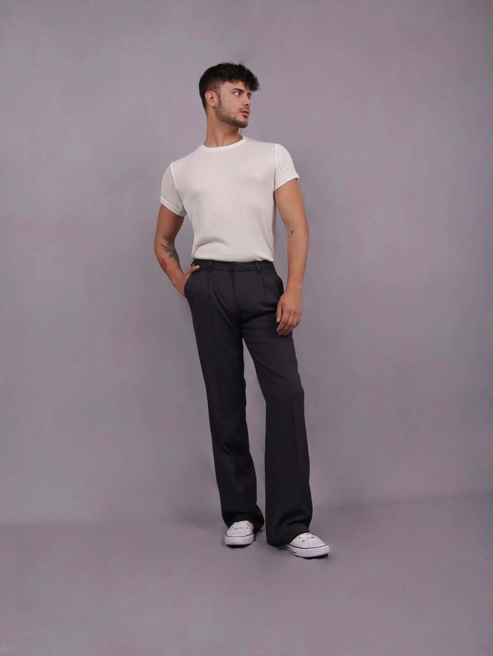 Pantalon sastre ancho