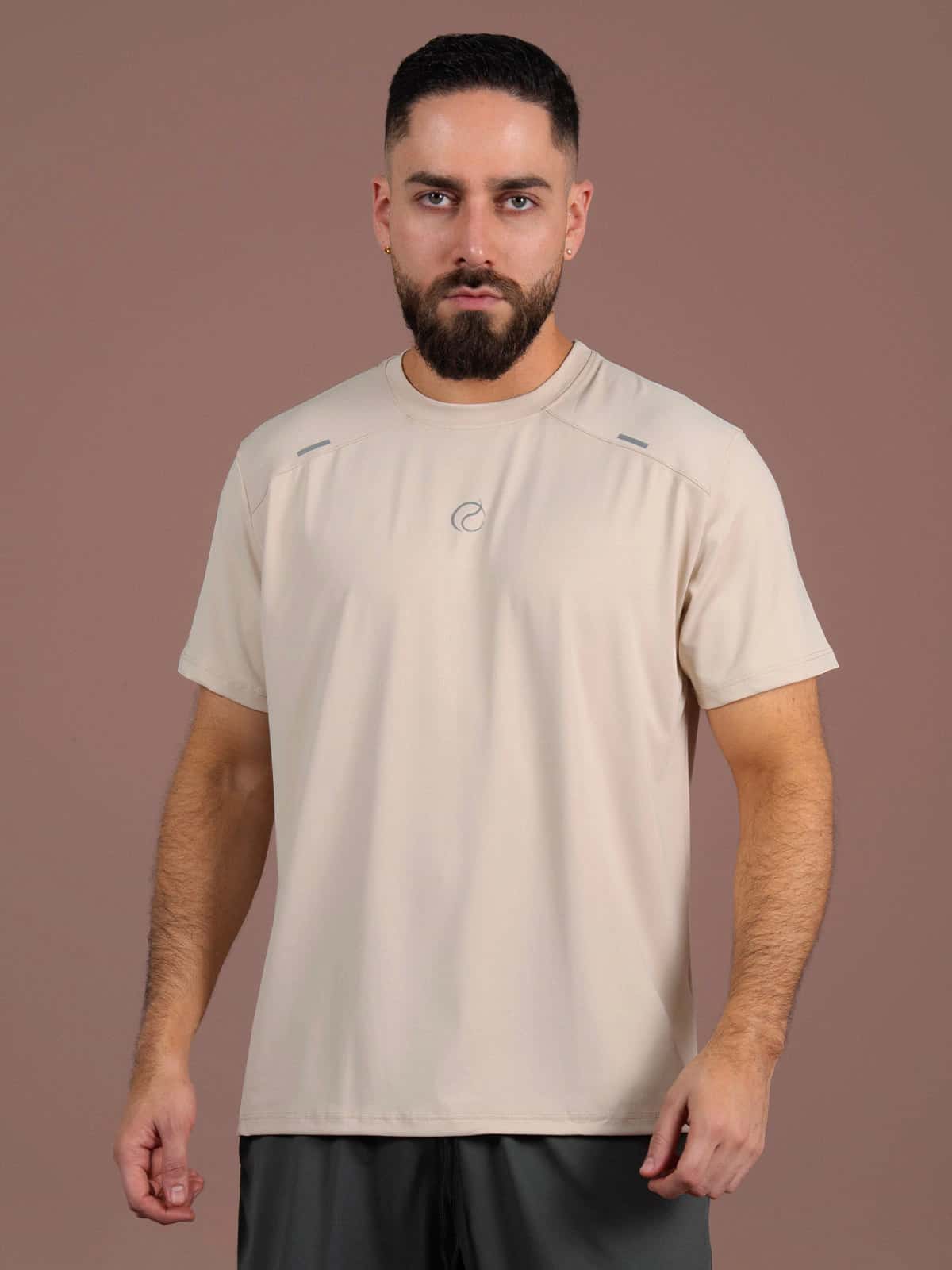 Camiseta hombre sahara ibiza beige claro