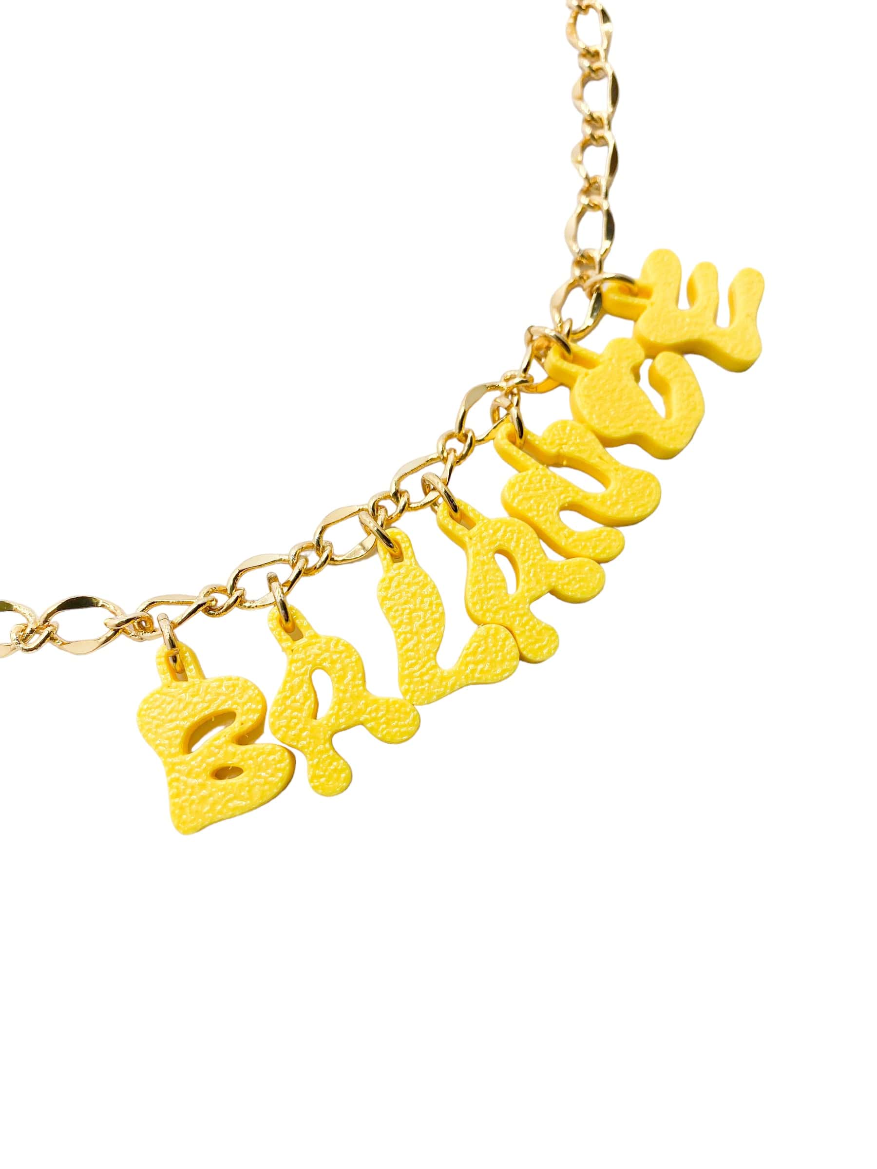 3D custom necklace 7 letters - miniatura 2