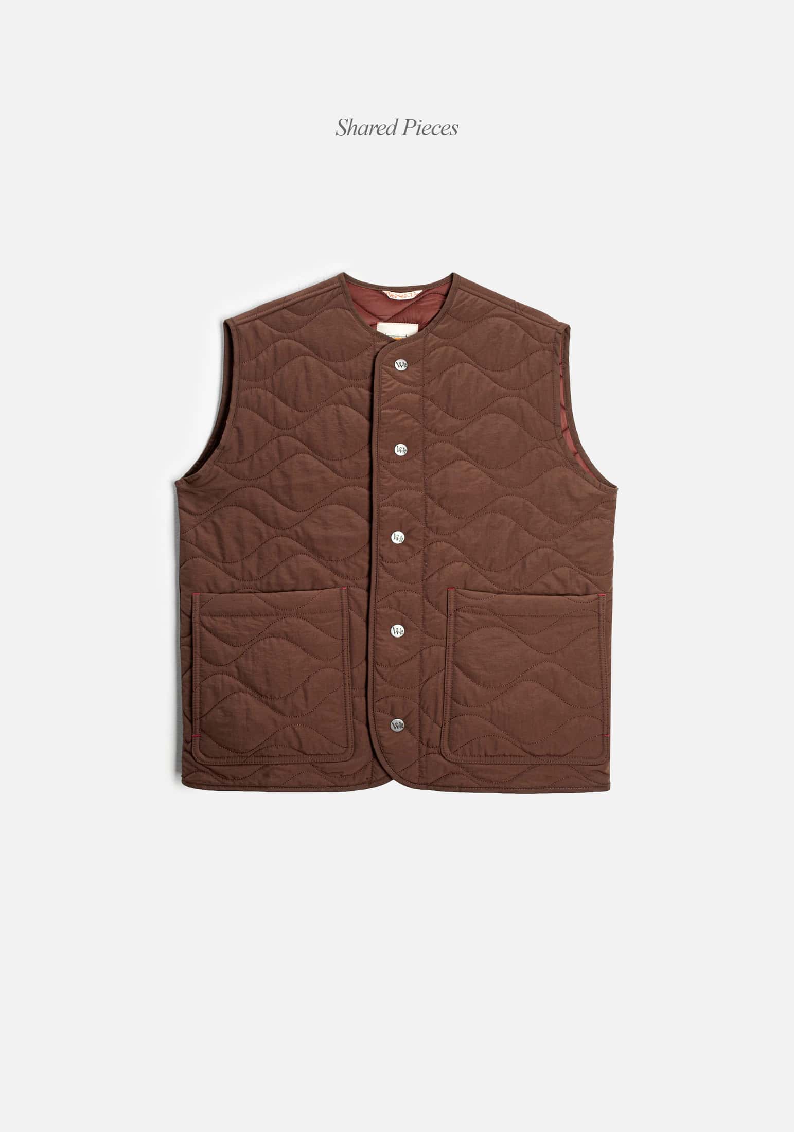 Chaleco U Verne Quilted Café