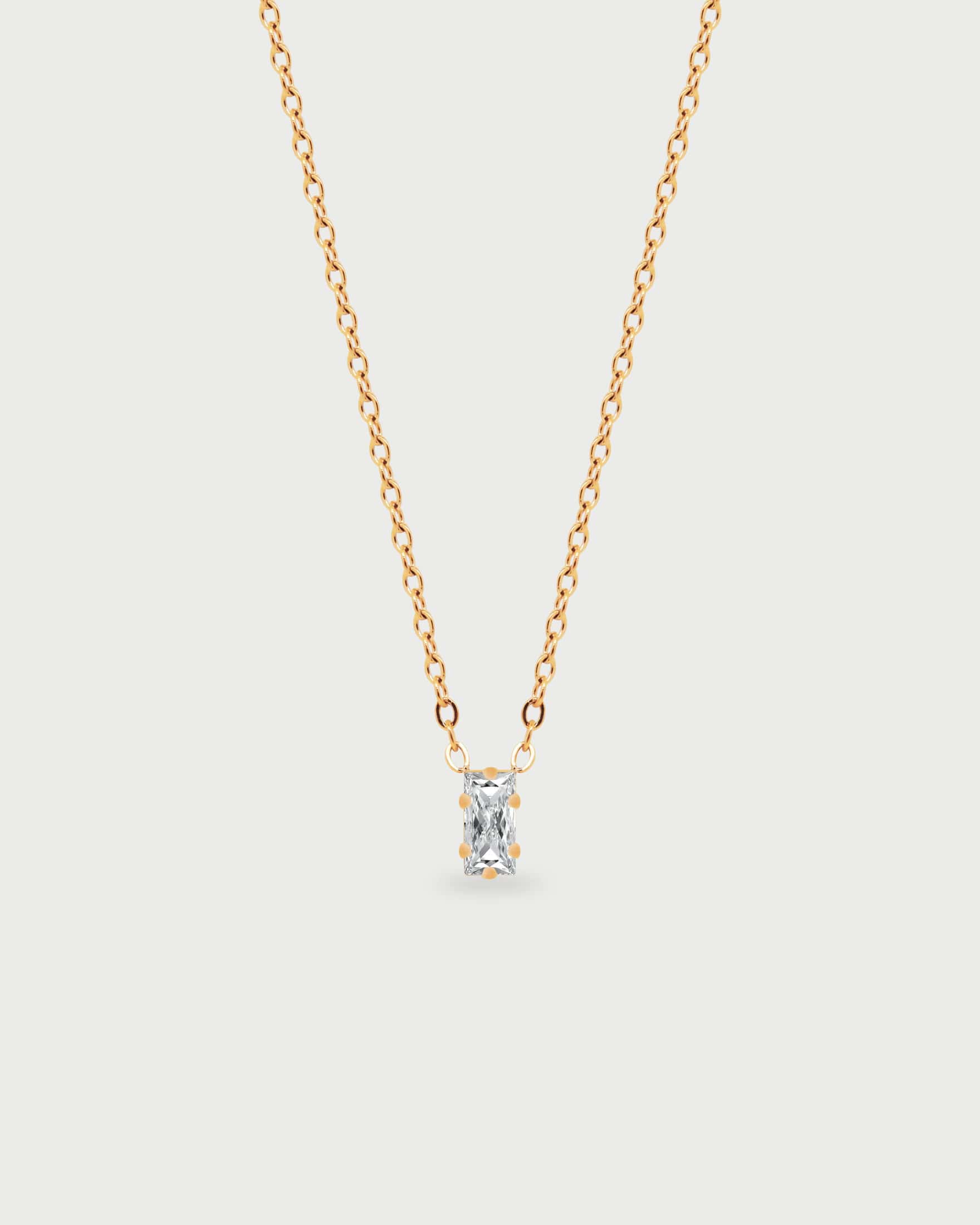 Collar Cristal Baguette