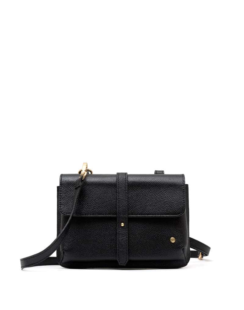 Manos libres en cuero para dama negro REF T2903