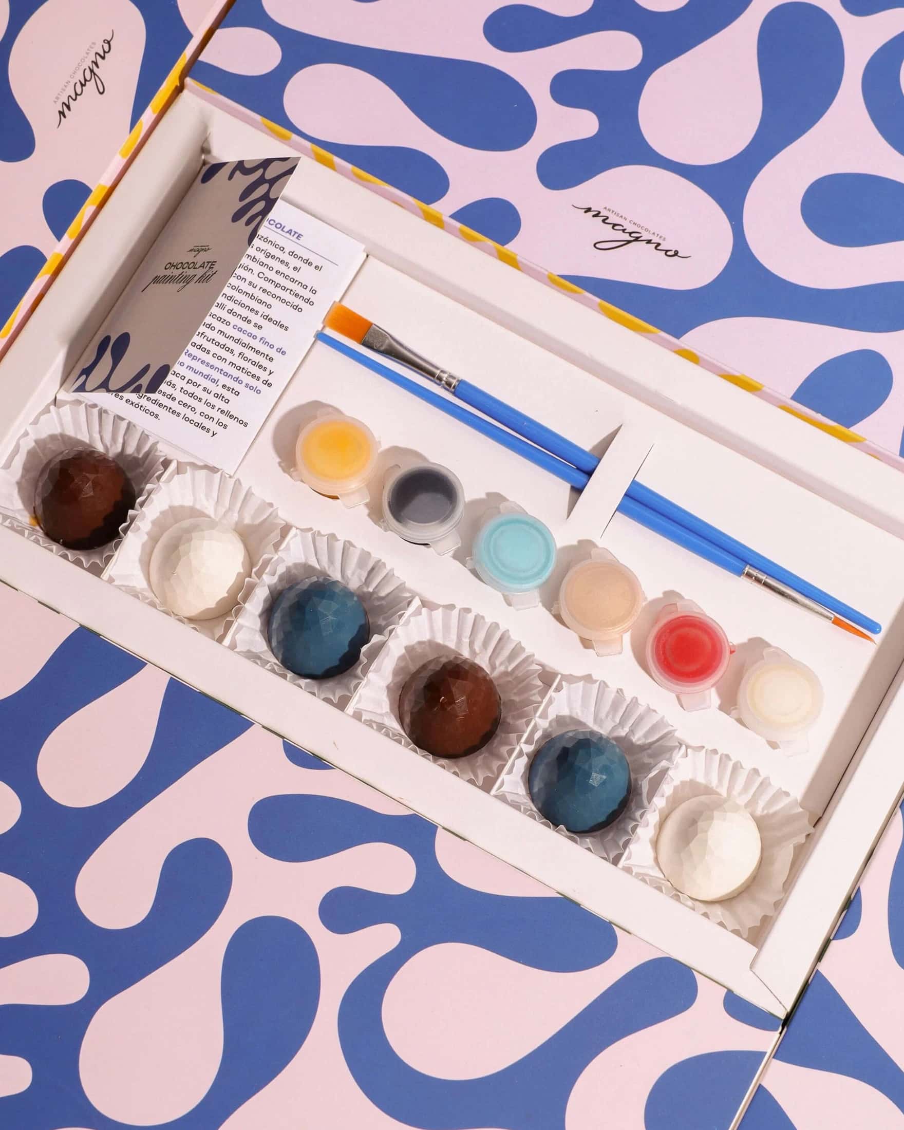 Chocolates para pintar