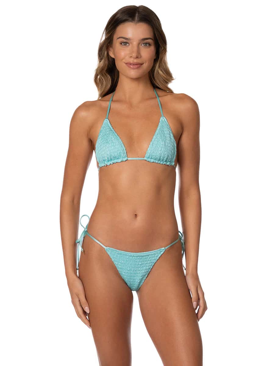Maaji Indigo Veil Balmy Sliding Triangle Bikini Top