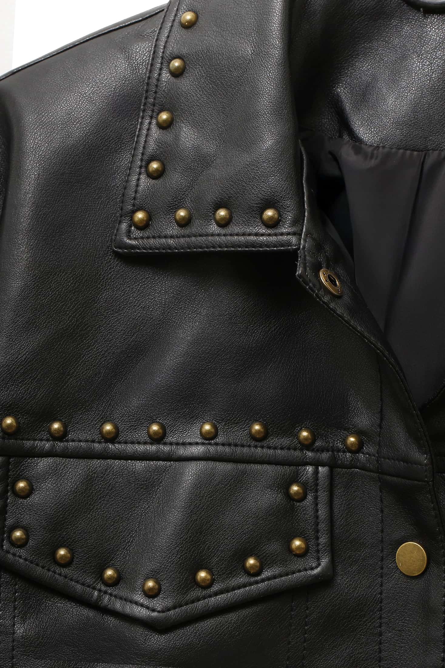 OCRE LEATHER JACKET - miniatura 2