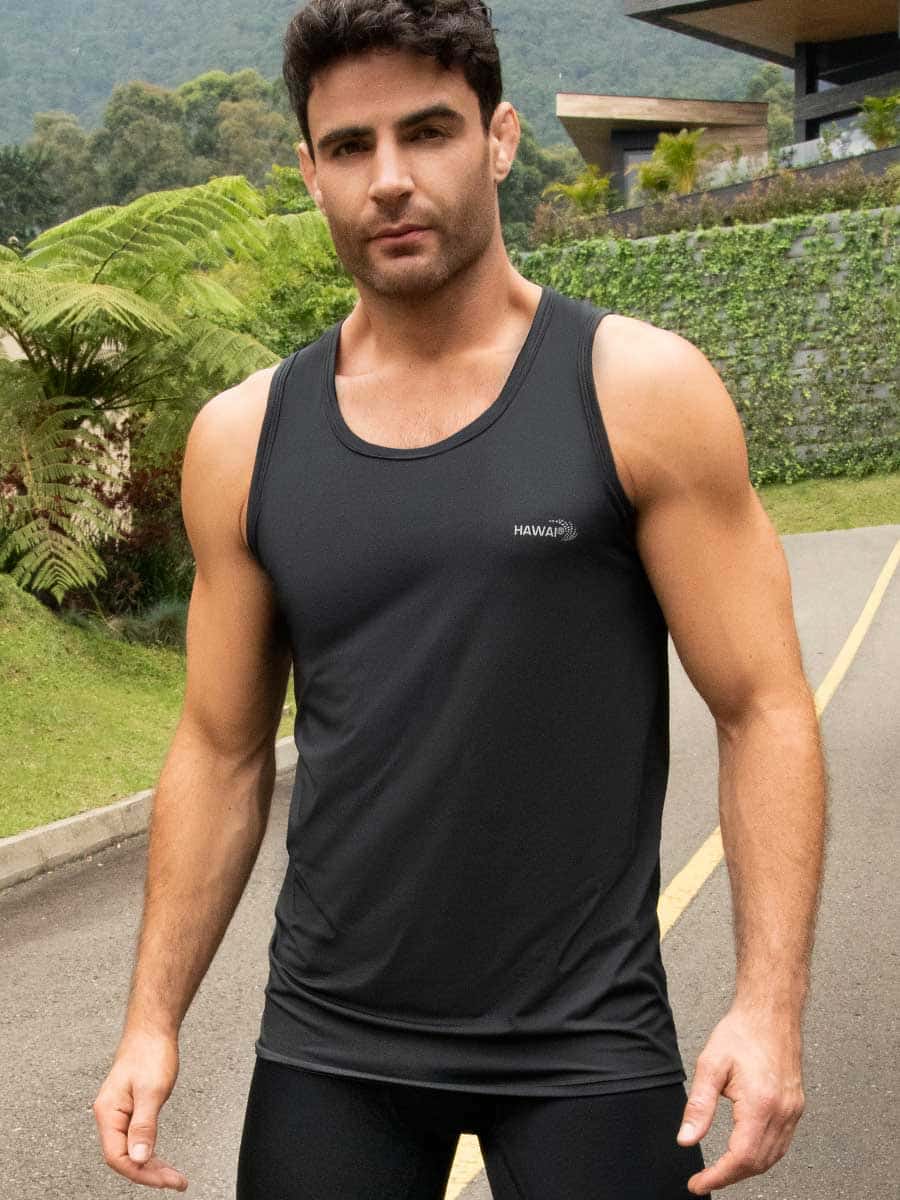 Camisilla Deportiva Color Negro