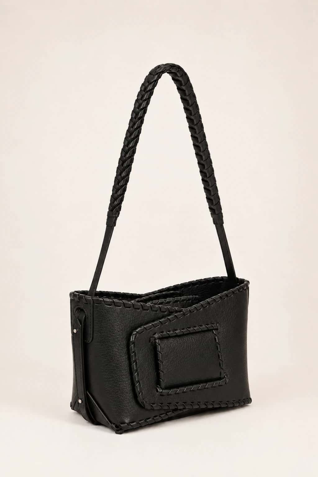 Omamori Bag, Braided - Black