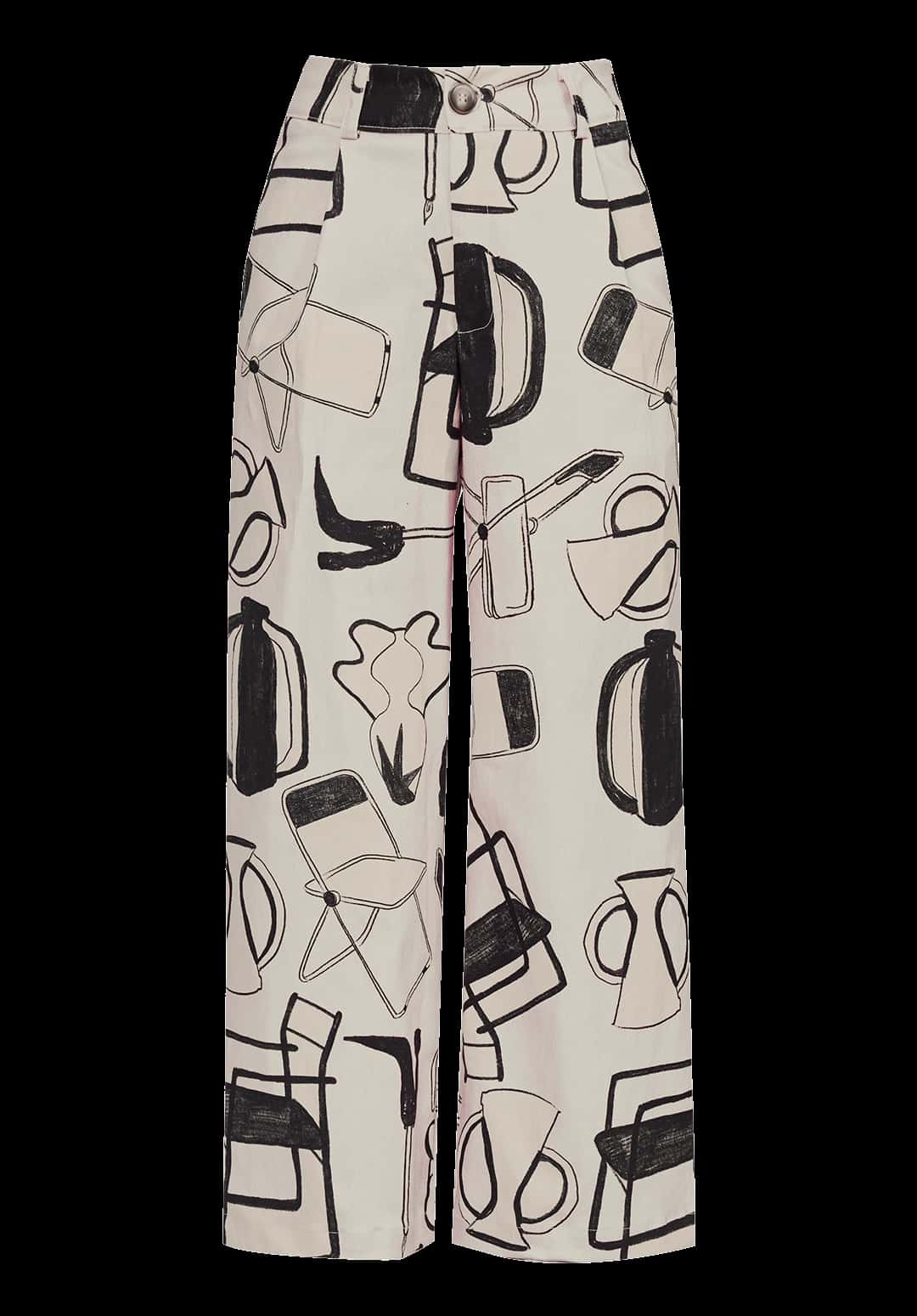 Pantalón Simona Ivory - miniatura 2