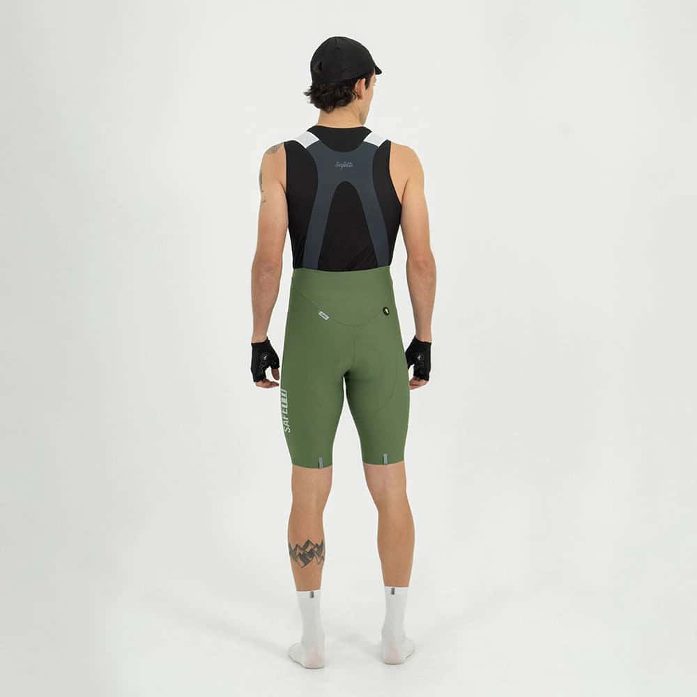 PANTALONETA CICLISMO CON CARGADERAS GIRONA VERDE PARA HOMBRE - miniatura 2