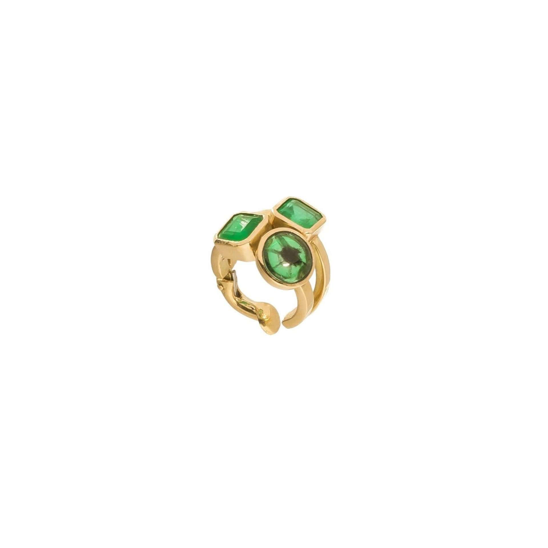 Ear Cuff 3 Stone Cuff - miniatura 1