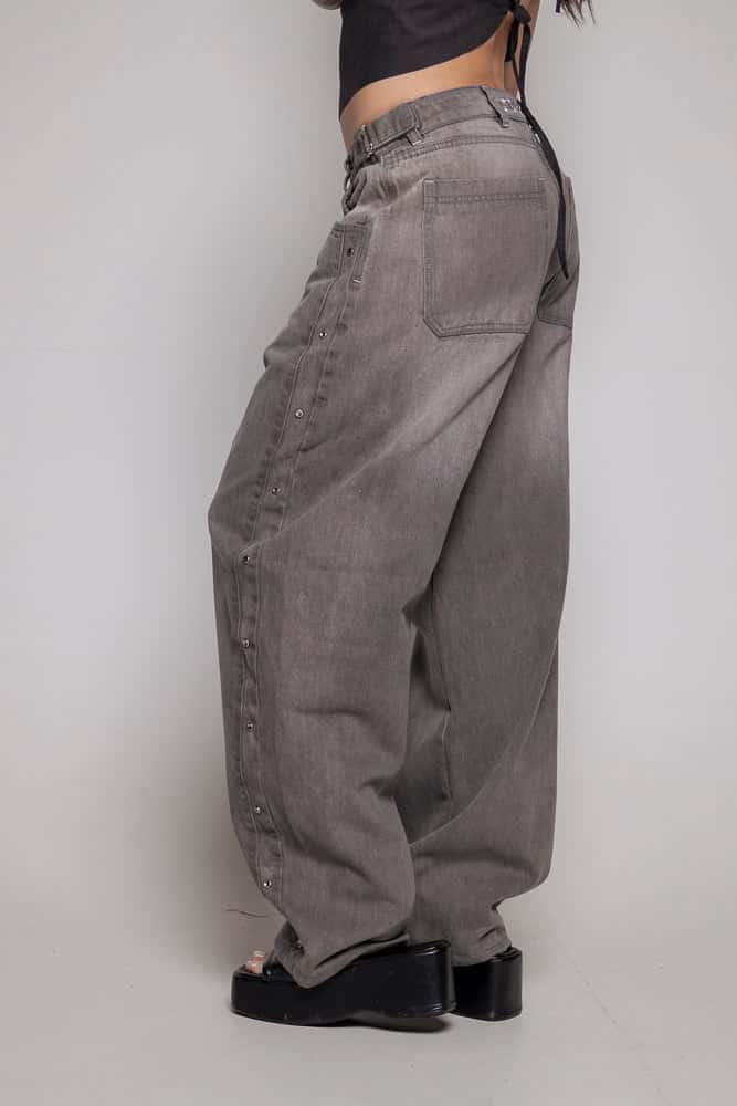 Baggy Courage Dama Gris/Stone - miniatura 2