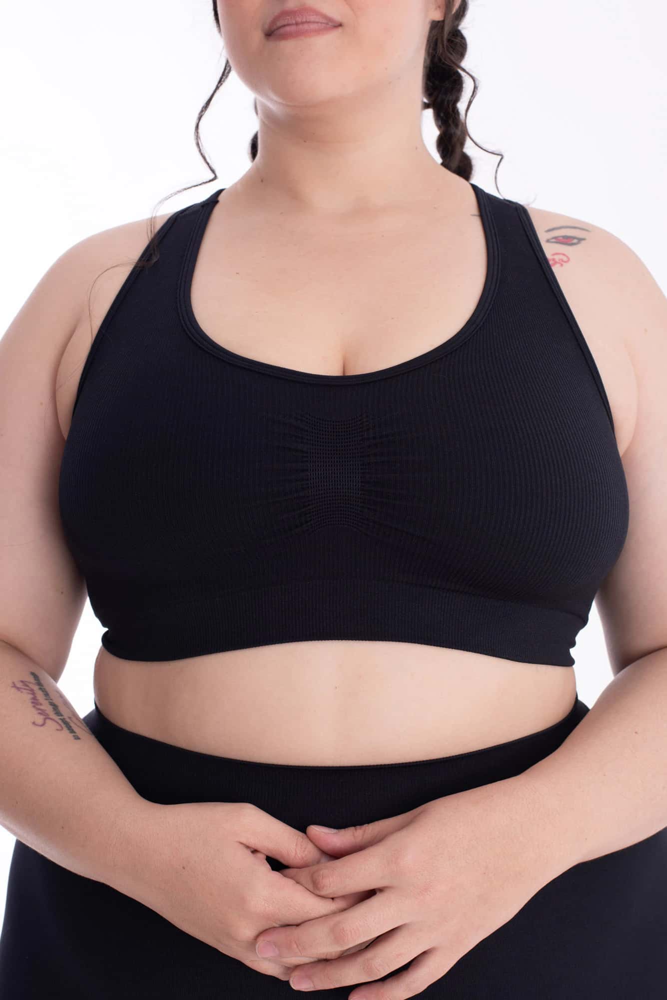 Top Esqueleto New Negro - miniatura 3