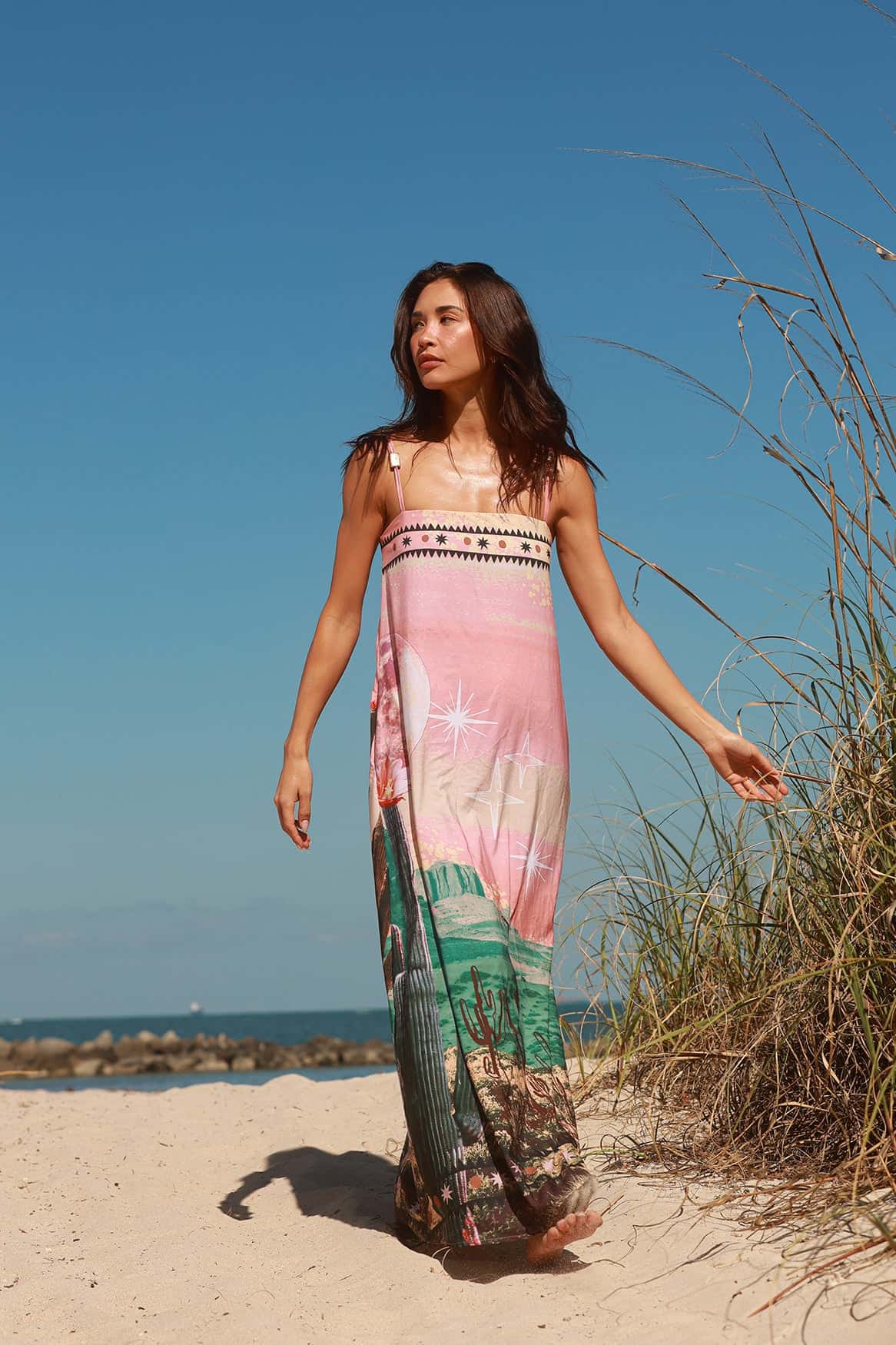 VESTIDO CELESTE DESERT