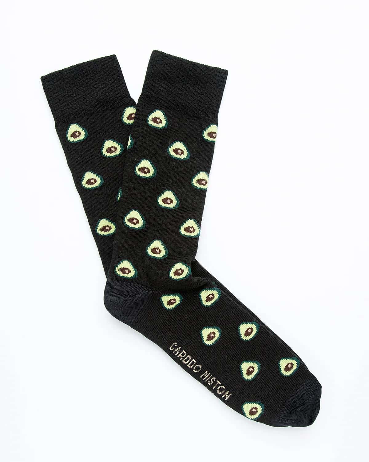 Medias Algodón Estampado Aguacates