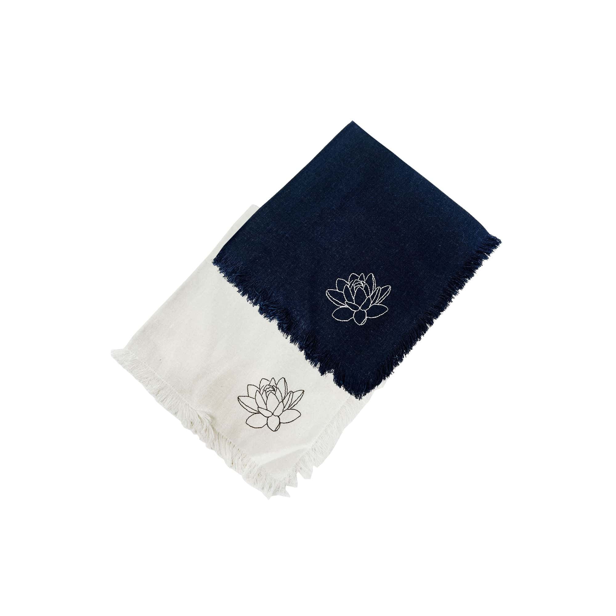 Set de Servilletas Lino Bordada - Loto