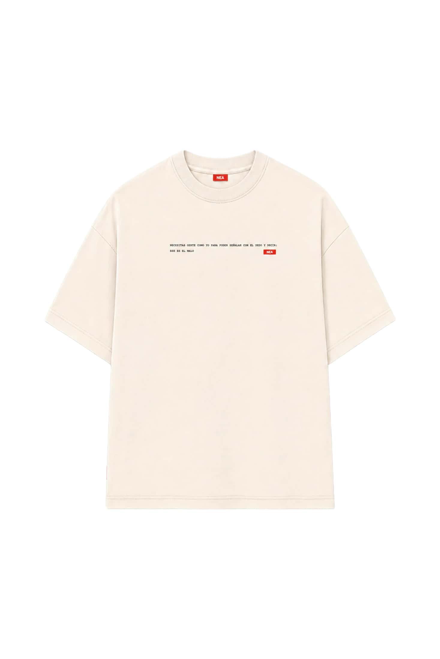 CAMISETA REGULAR BABYLON MARFIL NEA - miniatura 1