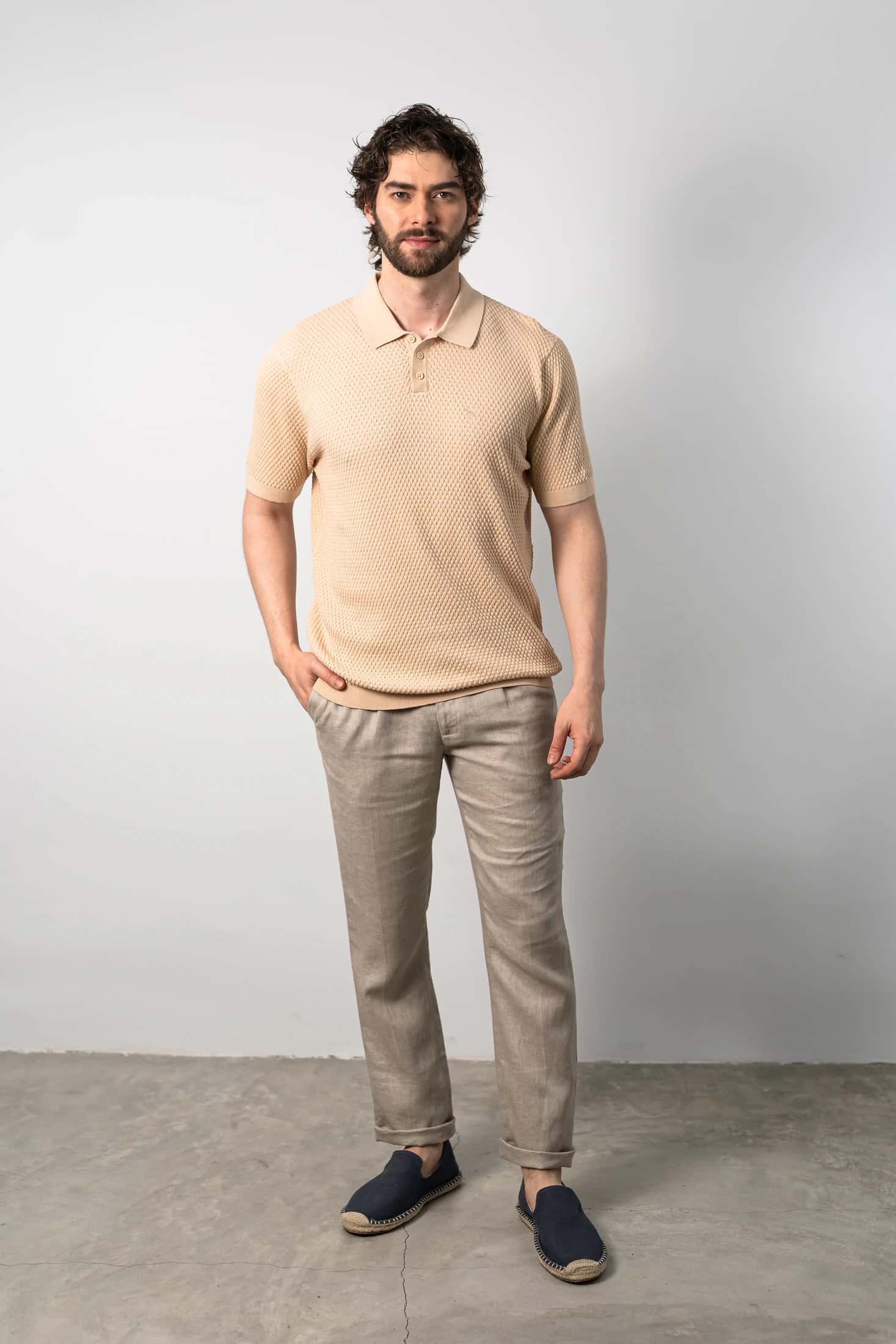 Suéter Tejido Fashion Beige