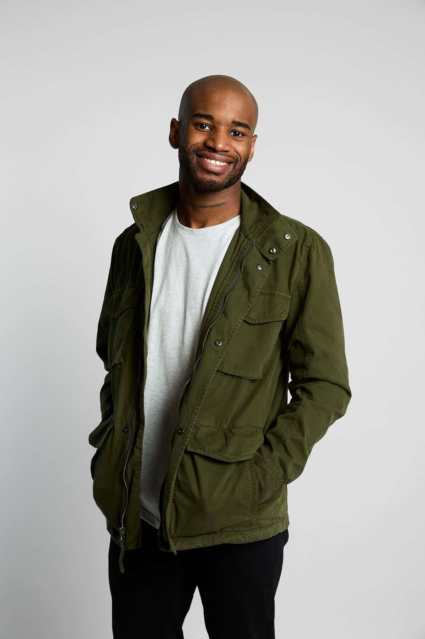 Chaqueta Cargo Verde Militar