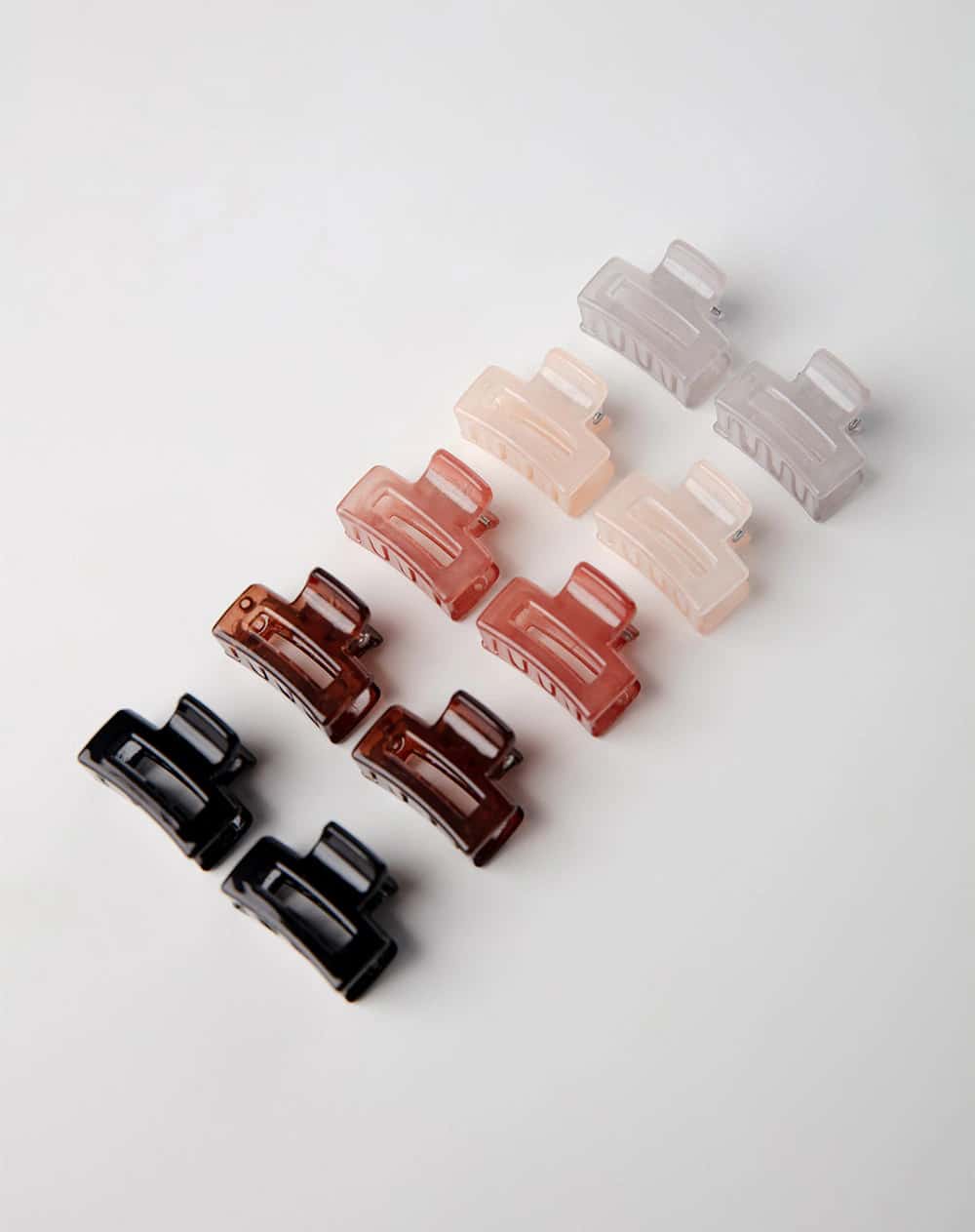 Set pinzas para el cabello x10unds surtidas mujer