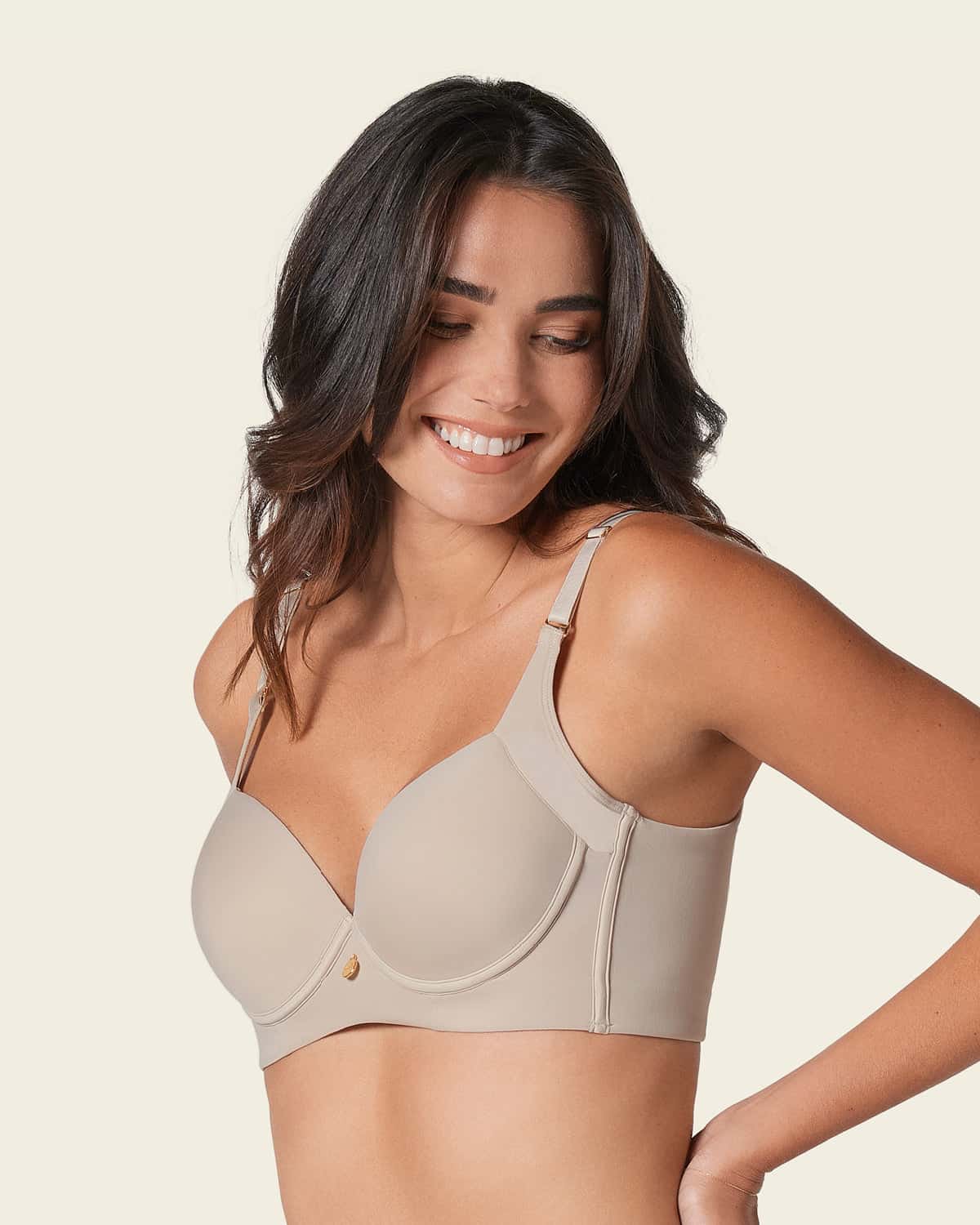 Brasier de cubrimiento alto en sisa y espalda