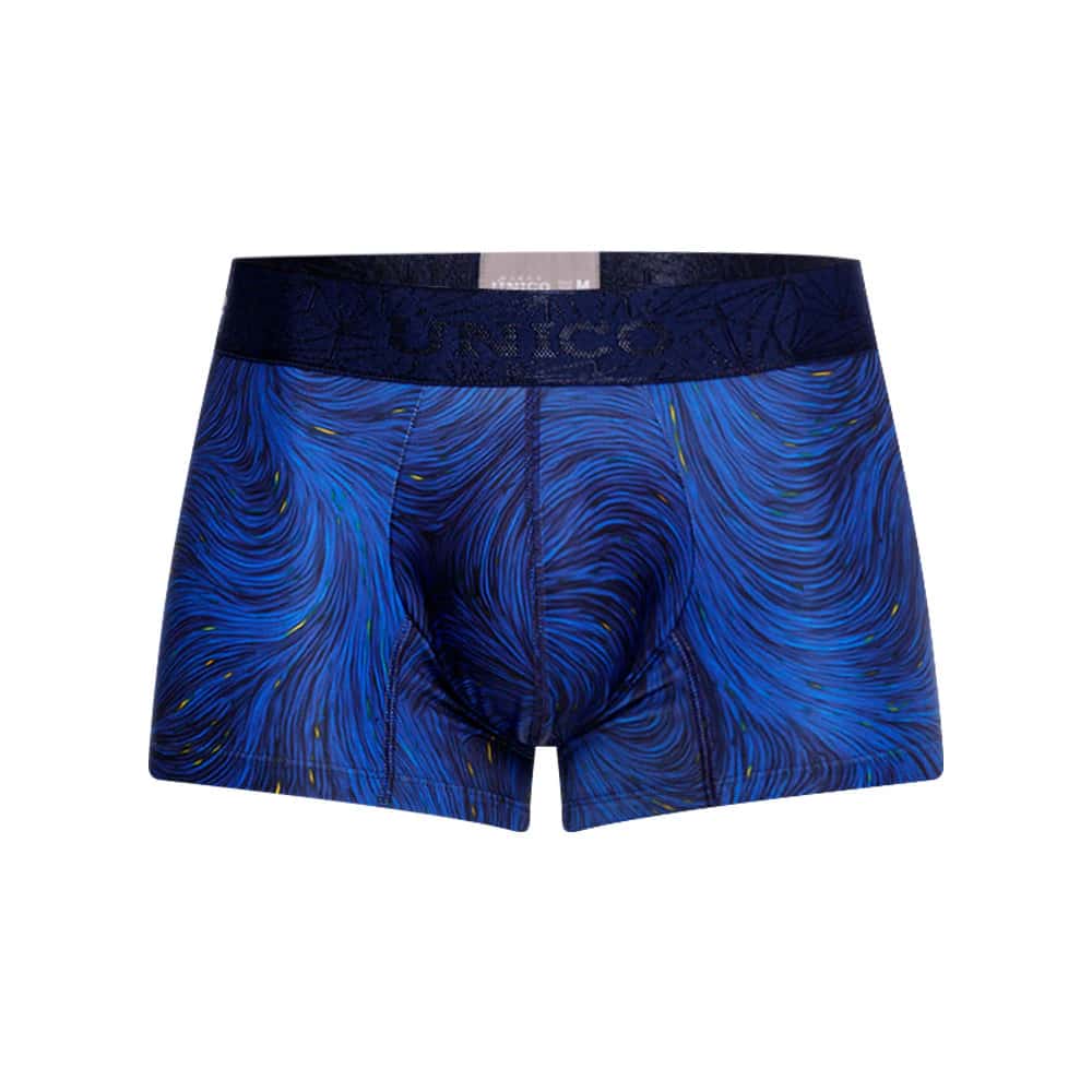 BOXER CORTO ONDULANTE AZUL