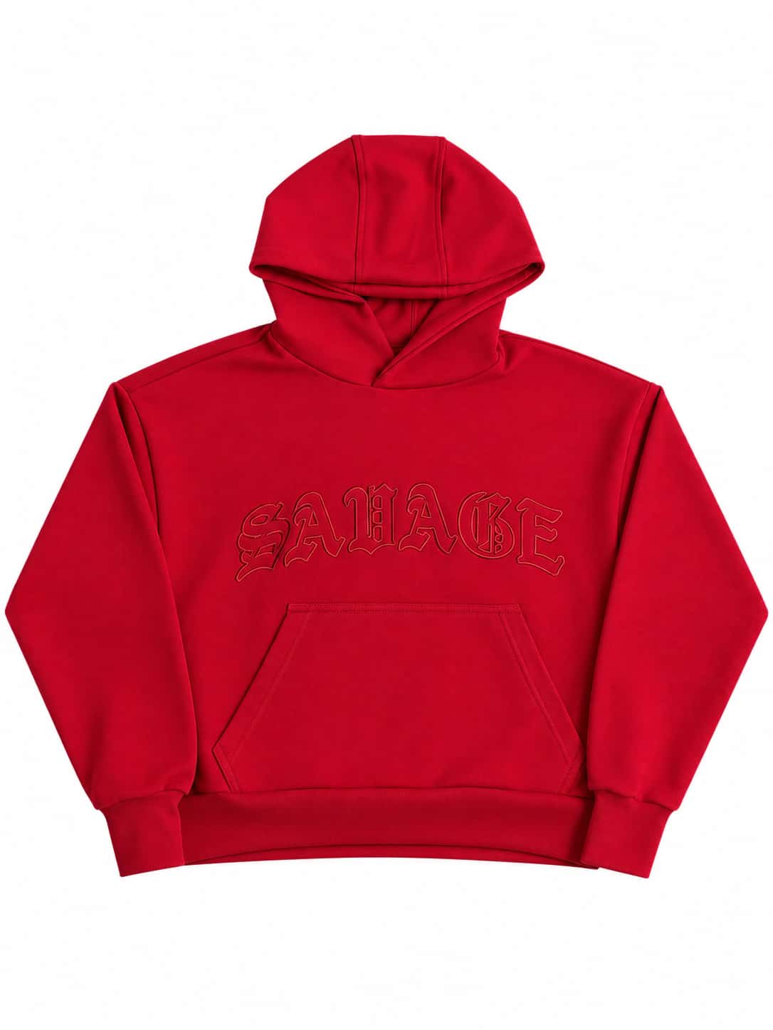 Hoodie Boxy fit Red district