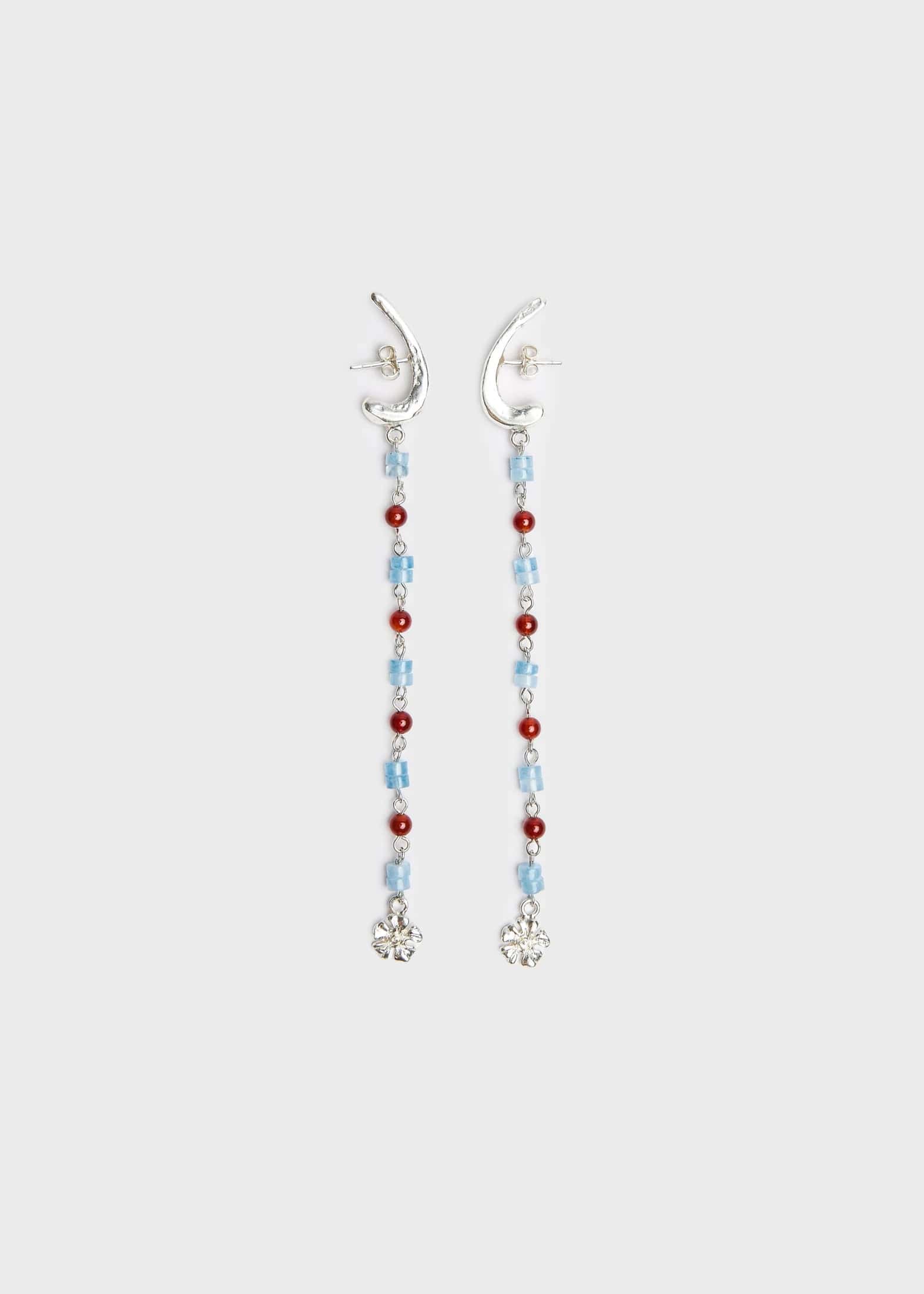 Aretes Tail Largos Agua