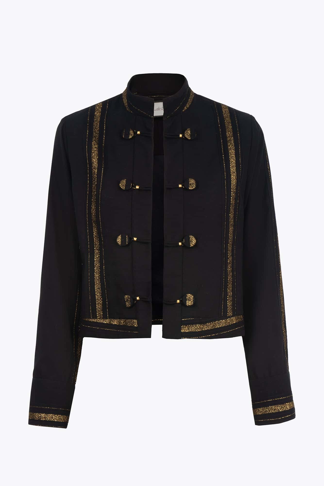 Chaqueta Silente Negro Dorado