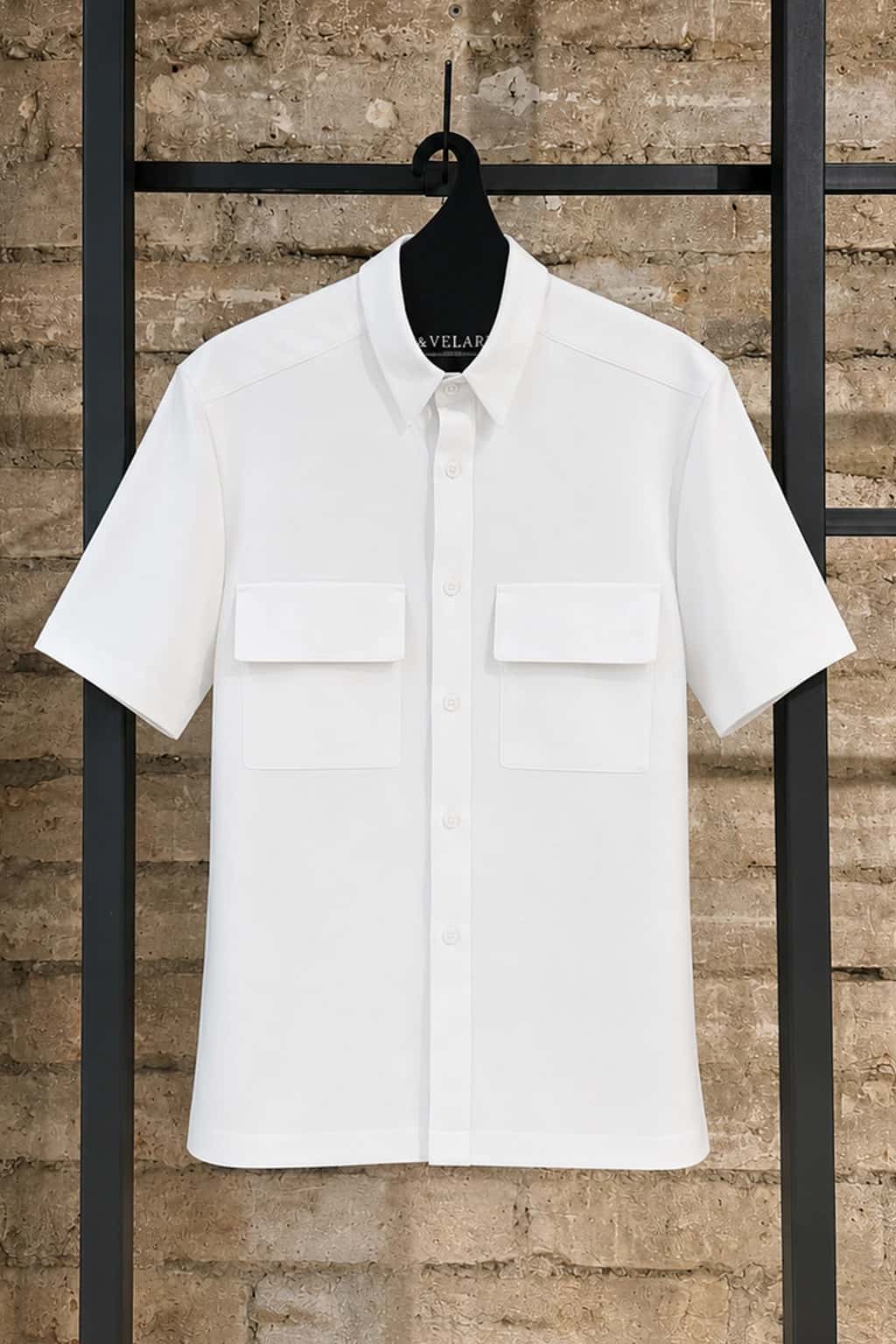 Camisa Para Hombre Manga Corta Blanca