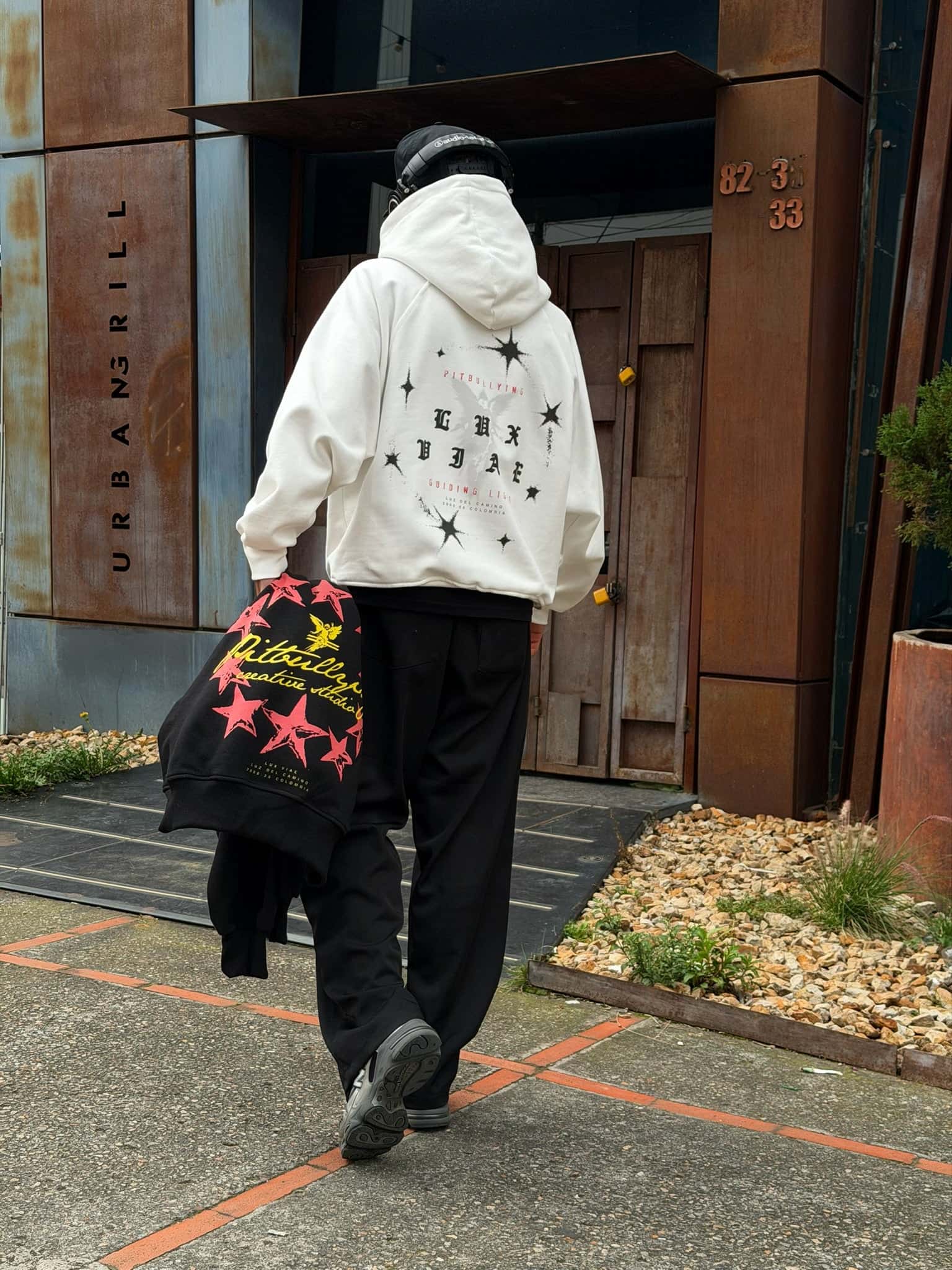 HOODIE OVERSIZE CRUDO GUIDING LIGHT - miniatura 6