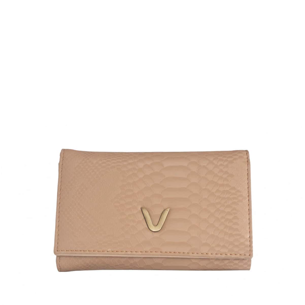 Billetera para Mujer Mónaco Mocca con Broche Cobra Noir