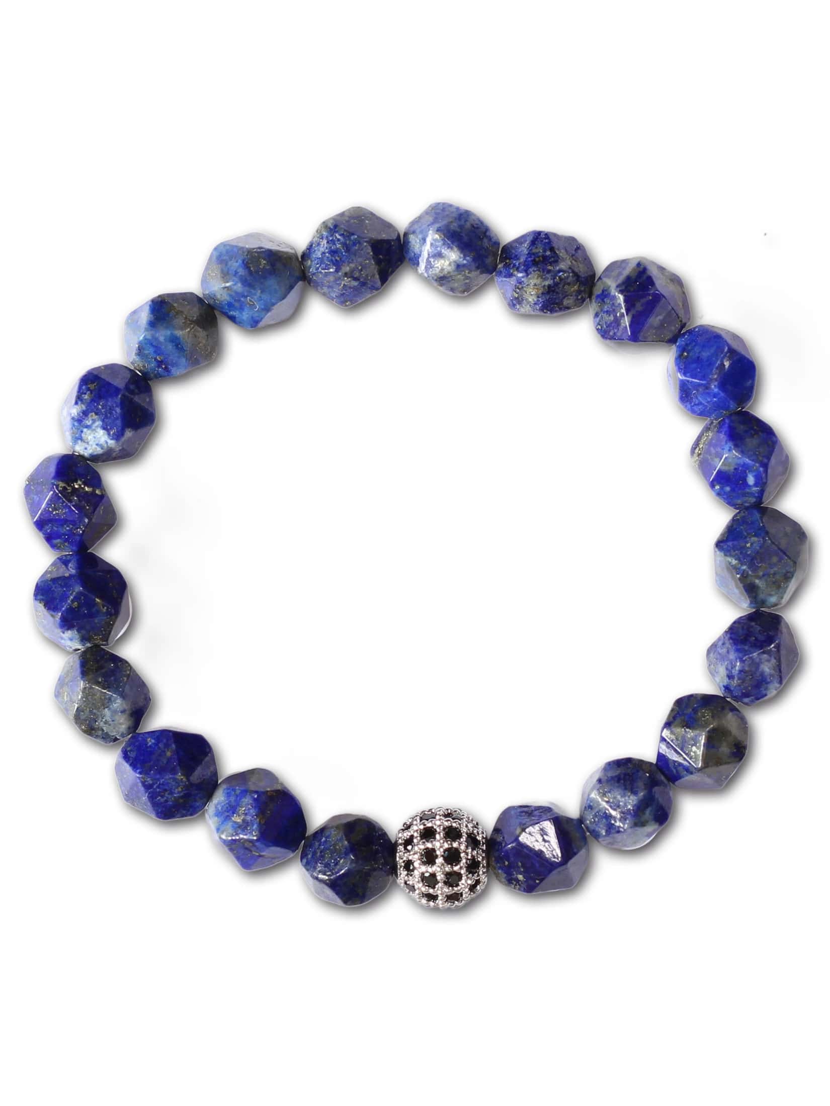 Brazalete Lapislazuli Facetado 8mm